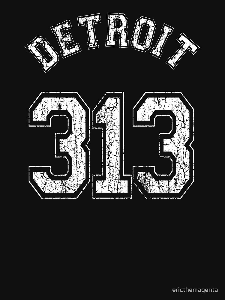 Detroit 313 / 3L3 Essential T-Shirt for Sale by motorcitydibby