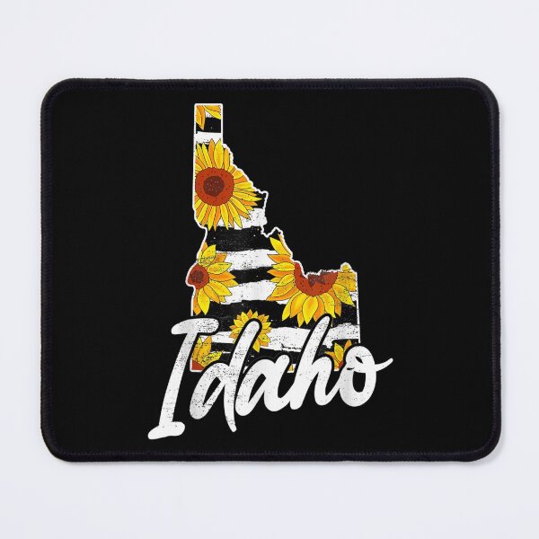 Item preview, Idaho Sunflower Leopard State Map designed and sold by angelata.