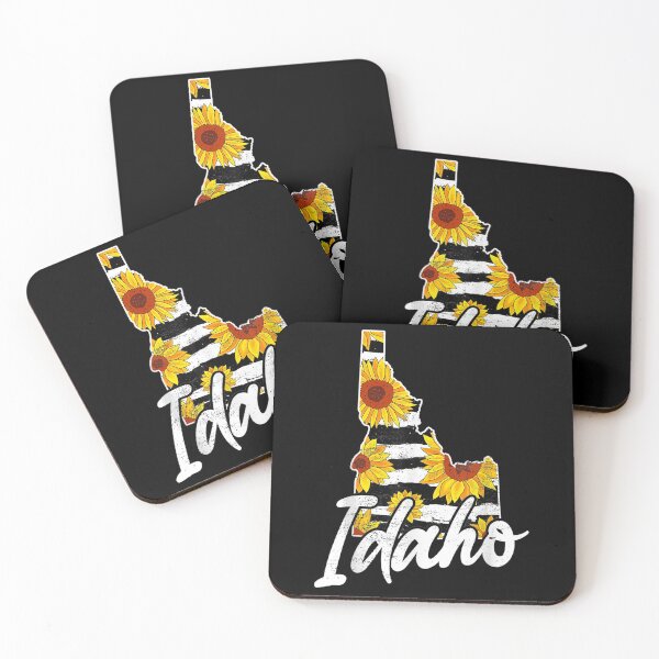 Item preview, Idaho Sunflower Leopard State Map designed and sold by angelata.