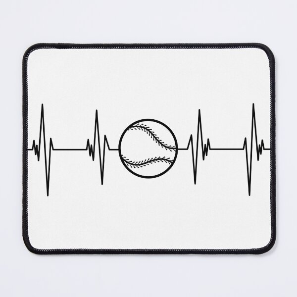 Item preview, Baseball Heartbeat Ekg designed and sold by playloud.
