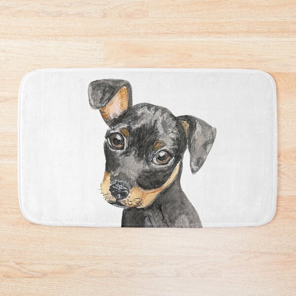 Item preview, Mini Pinscher Watercolor Art designed and sold by ashhhjam.