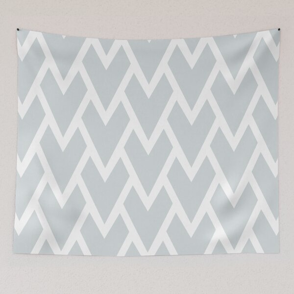 Aperçu de l'œuvre Gray and White Tessellation Line Pattern 17 Pairs PPG 2022 Trending Color Winter's Breath PPG1038-3 - Popular Colour - Hue - Shade créée et vendue par ColorOfTheYears.