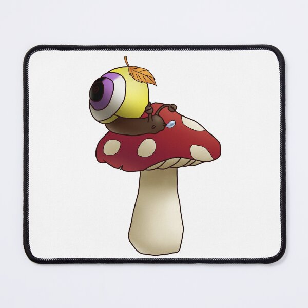 Item preview, Nonbinary Enby Autumn Mushroom Pride Snail designed and sold by PrideSnails.