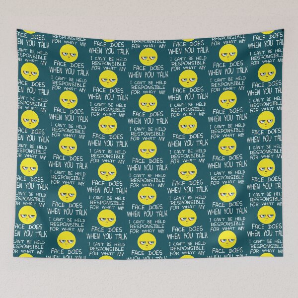 Item preview, Face when you talk   designed and sold by icelandcollecti.