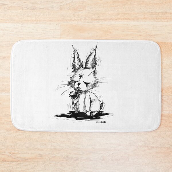 Item preview, Creepy bloody bunny demonic spirit designed and sold by Hekkoto.