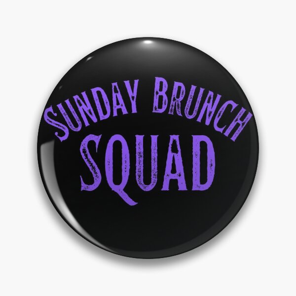 Item preview, Sunday Brunch Squad Vintage Purple Print For The Crew designed and sold by Vibbin4Life33.