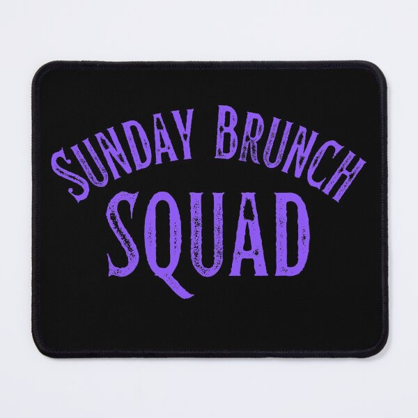 Item preview, Sunday Brunch Squad Vintage Purple Print For The Crew designed and sold by Vibbin4Life33.