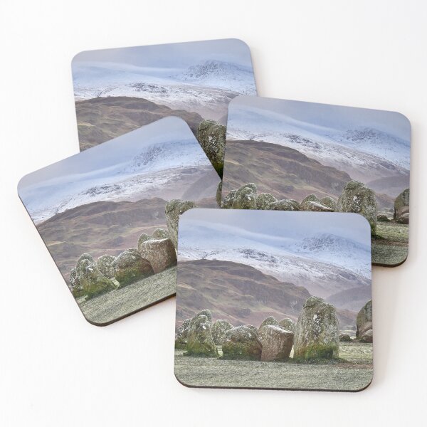 Item preview, Landscape photo of Castlerigg Stone Circle in Winter designed and sold by Steve Miller.