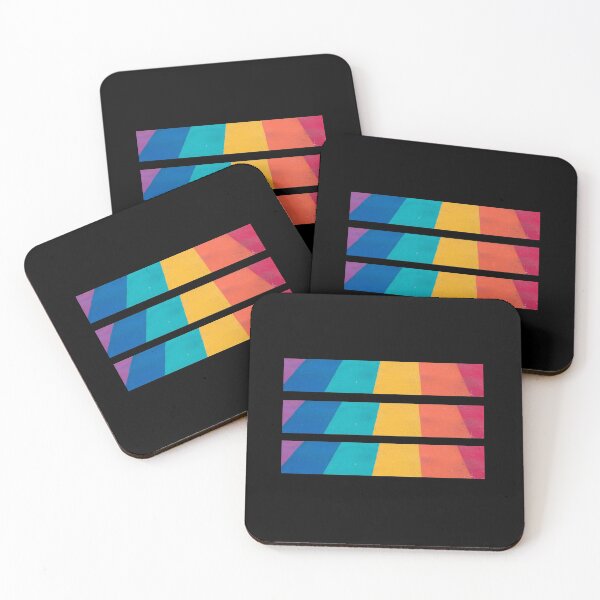 Item preview, Retro Strips Black - Painting designed and sold by LTM-tee.