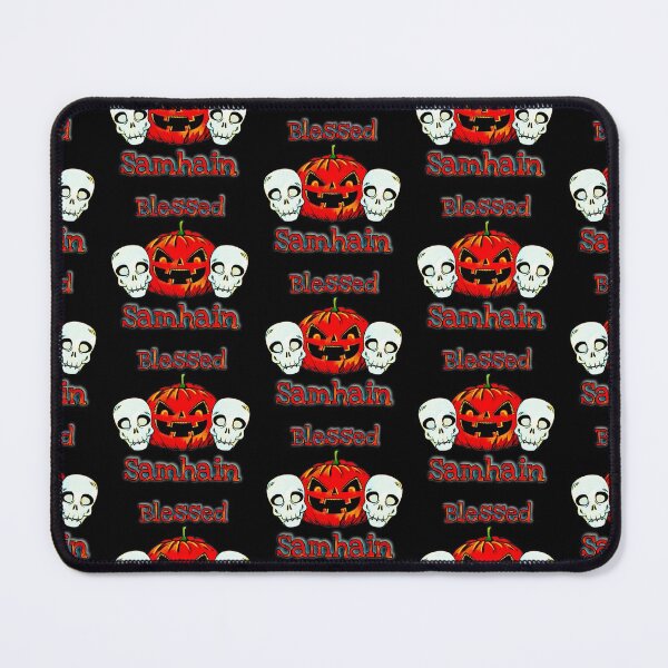 Item preview, Blessed Samhain - Irish Happy Halloween Pumpkin & Skulls designed and sold by RaglanRose.