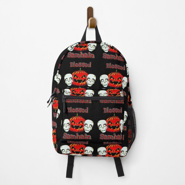 Item preview, Blessed Samhain - Irish Happy Halloween Pumpkin & Skulls designed and sold by RaglanRose.