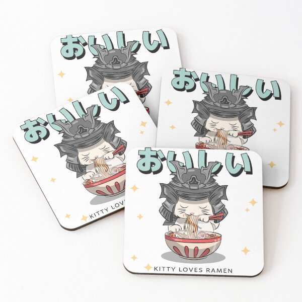 Item preview, Kitty Loves Ramen designed and sold by TheHillSpruce.