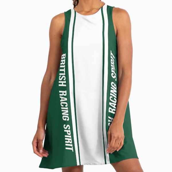 British Racing Green Spirit." A-Line Dress for Sale by angelisart |  Redbubble