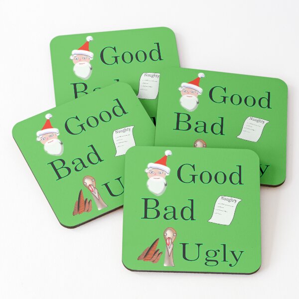 Item preview, Christmas the good the bad and the ugly designed and sold by CottagePop.