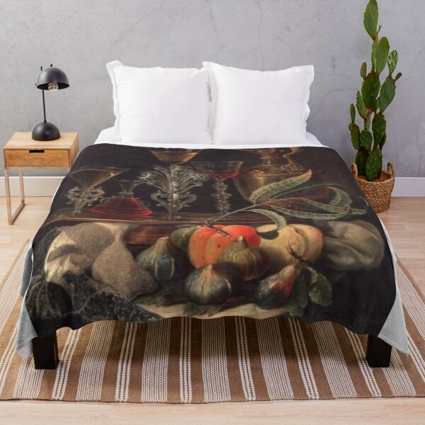 Item preview, Renaissance Dark Banquet Still Life Painting designed and sold by Bellathewilde.