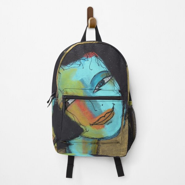 Item preview, YOUNG COLORFUL NOSTALGIC WOMAN designed and sold by Nathalie CLEMENT.