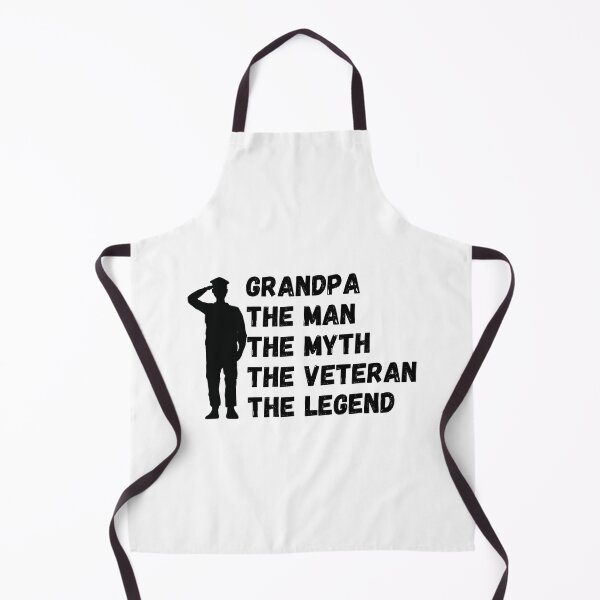 Item preview, Grandpa the man the myth the veteran the legend (Black) - Grandparents Day and Veterans Day designed and sold by CaitU.