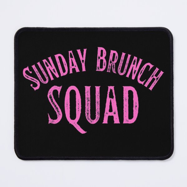 Item preview, Sunday Brunch Squad Vintage Pink Print For The Crew designed and sold by Vibbin4Life33.