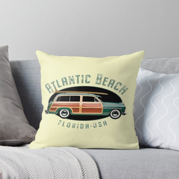 Item preview, Atlantic Beach Florida Vintage Surfing Design designed and sold by Futurebeachbum.