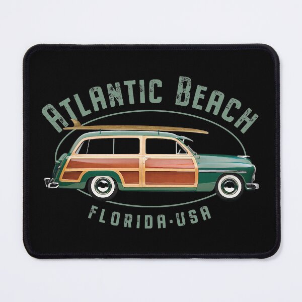 Item preview, Atlantic Beach Florida Vintage Surfing Design designed and sold by Futurebeachbum.