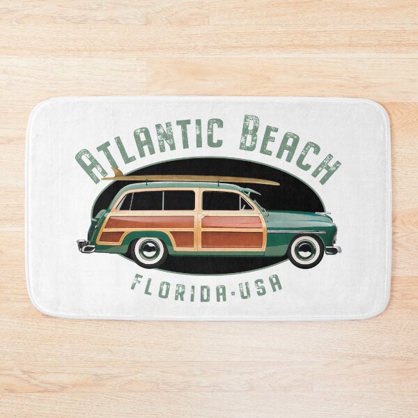 Item preview, Atlantic Beach Florida Vintage Surfing Design designed and sold by Futurebeachbum.