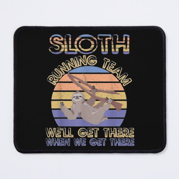 Item preview, Running Team We'll Get There Vintage Sloth designed and sold by maudean.