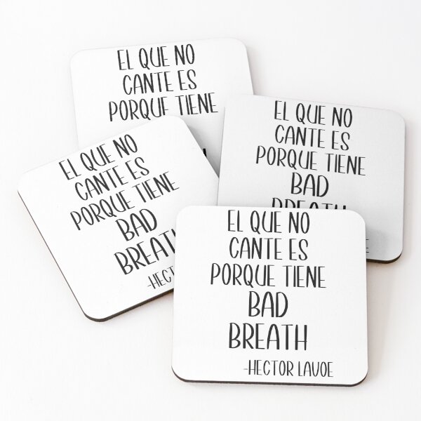 Item preview, El que no cante es porque tiene Bad Breath designed and sold by CuriouserWorld.