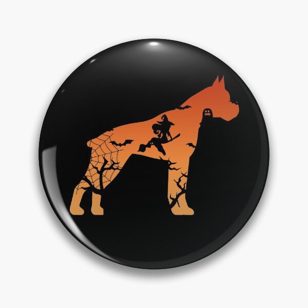 Item preview, Boxer Dog Silhouette Halloween Bats Gift designed and sold by alaechamlal.