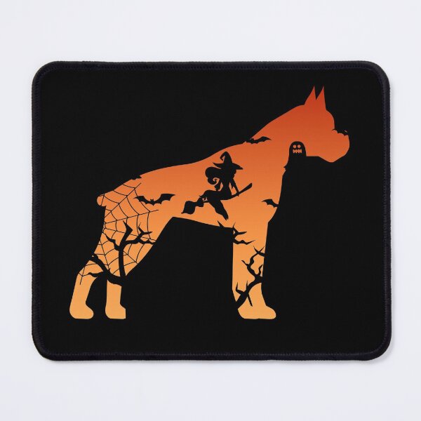 Item preview, Boxer Dog Silhouette Halloween Bats Gift designed and sold by alaechamlal.