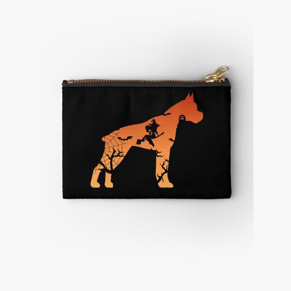 Item preview, Boxer Dog Silhouette Halloween Bats Gift designed and sold by alaechamlal.