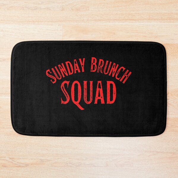 Item preview, Sunday Brunch Squad Vintage Red Print For The Crew designed and sold by Vibbin4Life33.