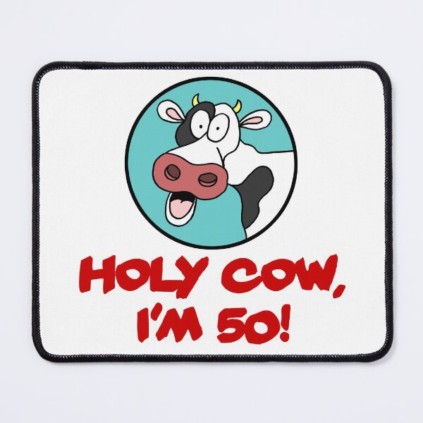 Item preview, Holy Cow I'm 50 Funny 50th Birthday Farmer designed and sold by jaycartoonist.