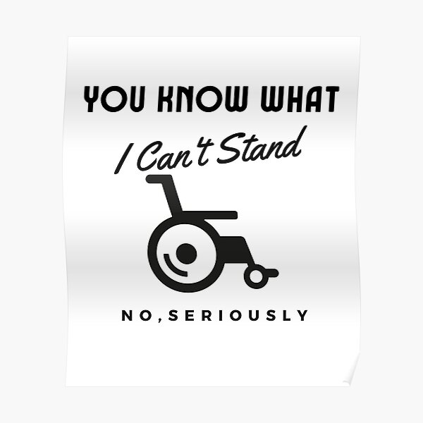Wheelchair Positive Motivational POSTER Every Defeat 