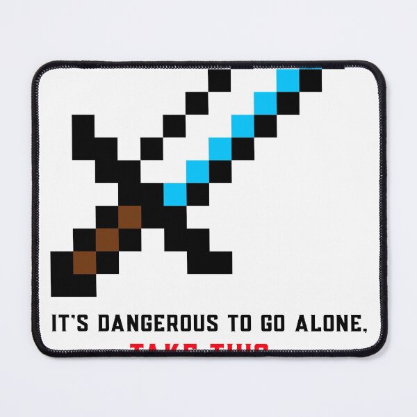 Item preview, Dangerous to go Alone designed and sold by MetaVerseGalaxy.