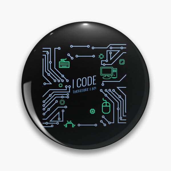 Item preview, I Code Therefore I Am - Programmer Coding Developer Design designed and sold by Shirtlify.