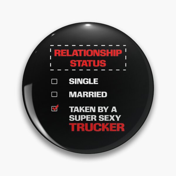 Item preview, Trucker Wife Hus Bf Gf Truck Driver Relationship Status designed and sold by maudean.