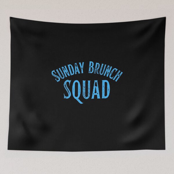 Item preview, Sunday Brunch Squad Vintage Blue Print For The Crew designed and sold by Vibbin4Life33.