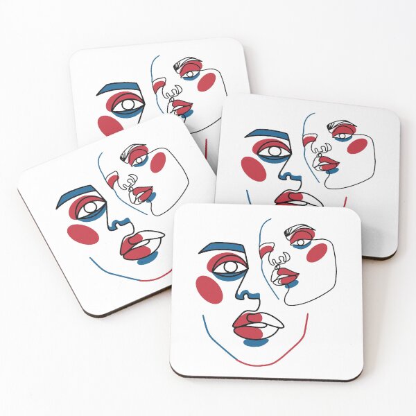 Item preview, female face line art  designed and sold by cruzzcreation.