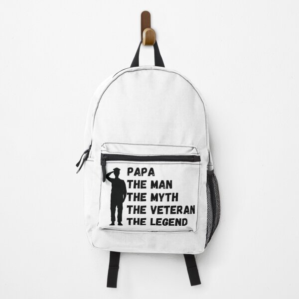 Item preview, Papa the man the myth the veteran the legend (Black) - Grandparents Day, Fathers Day and Veterans Day designed and sold by CaitU.