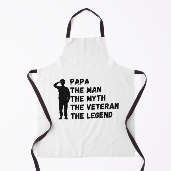 Item preview, Papa the man the myth the veteran the legend (Black) - Grandparents Day, Fathers Day and Veterans Day designed and sold by CaitU.