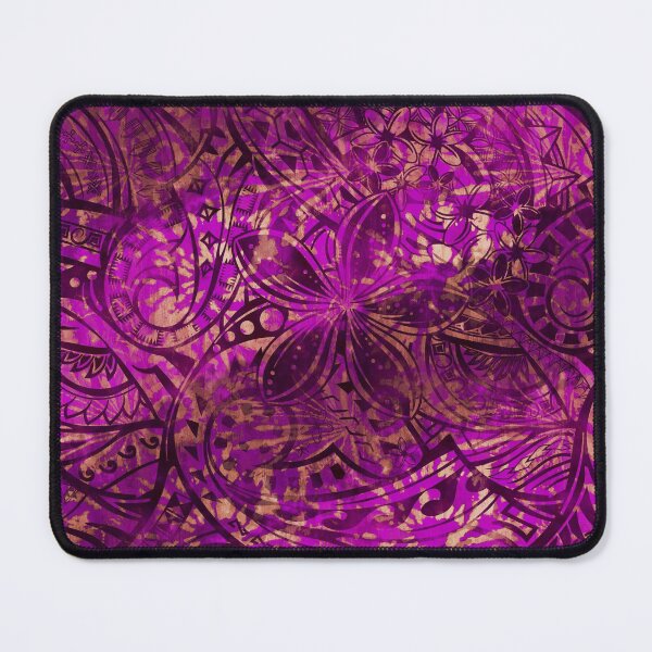 Item preview, Hawaiian Wild Red Lava Flow Tribal Designer Print designed and sold by sunnthreads.