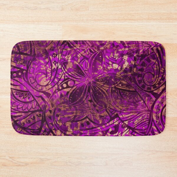 Item preview, Hawaiian Wild Red Lava Flow Tribal Designer Print designed and sold by sunnthreads.