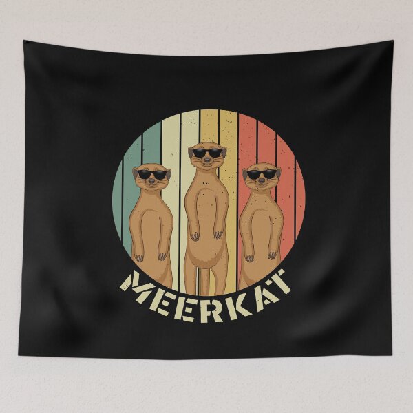 Item preview, Meerkat Group With Sunglasses Mongoose Sunset Safari Africa designed and sold by d247.