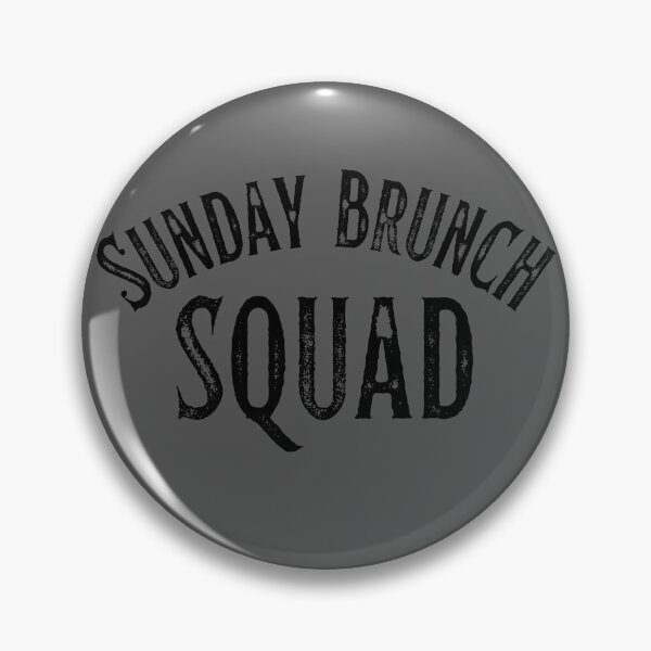 Item preview, Sunday Brunch Squad Vintage Black Print For The Crew designed and sold by Vibbin4Life33.