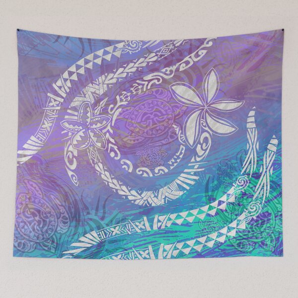 Item preview, Hawaiian Tribal Blue Ocean Design  designed and sold by sunnthreads.