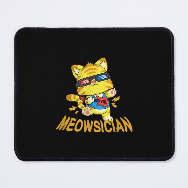 Item preview, Meowsician Cat Guitar Musican For Music Lover designed and sold by maudean.