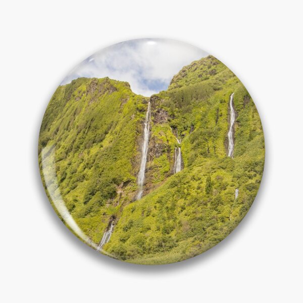 Item preview, Waterfall, amazing landscape, nature, at Azores islands, Flores, wanderlust. designed and sold by AylaHarbich.