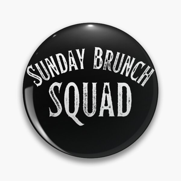 Item preview, Sunday Brunch Squad Vintage White Print For The Crew designed and sold by Vibbin4Life33.