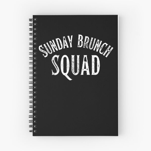 Item preview, Sunday Brunch Squad Vintage White Print For The Crew designed and sold by Vibbin4Life33.