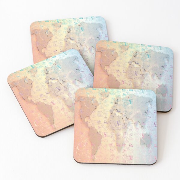 Item preview, Pastel travel stamp designed and sold by MrJean.